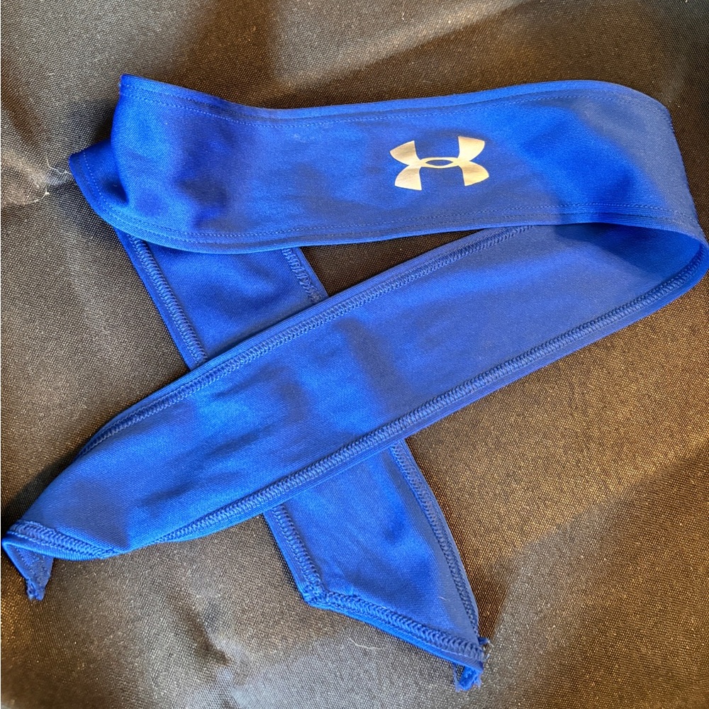 Nike Dri Fit tie headband - Royal blue